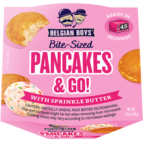 Bite-Sized Pancakes & Go: Sprinkle Butter