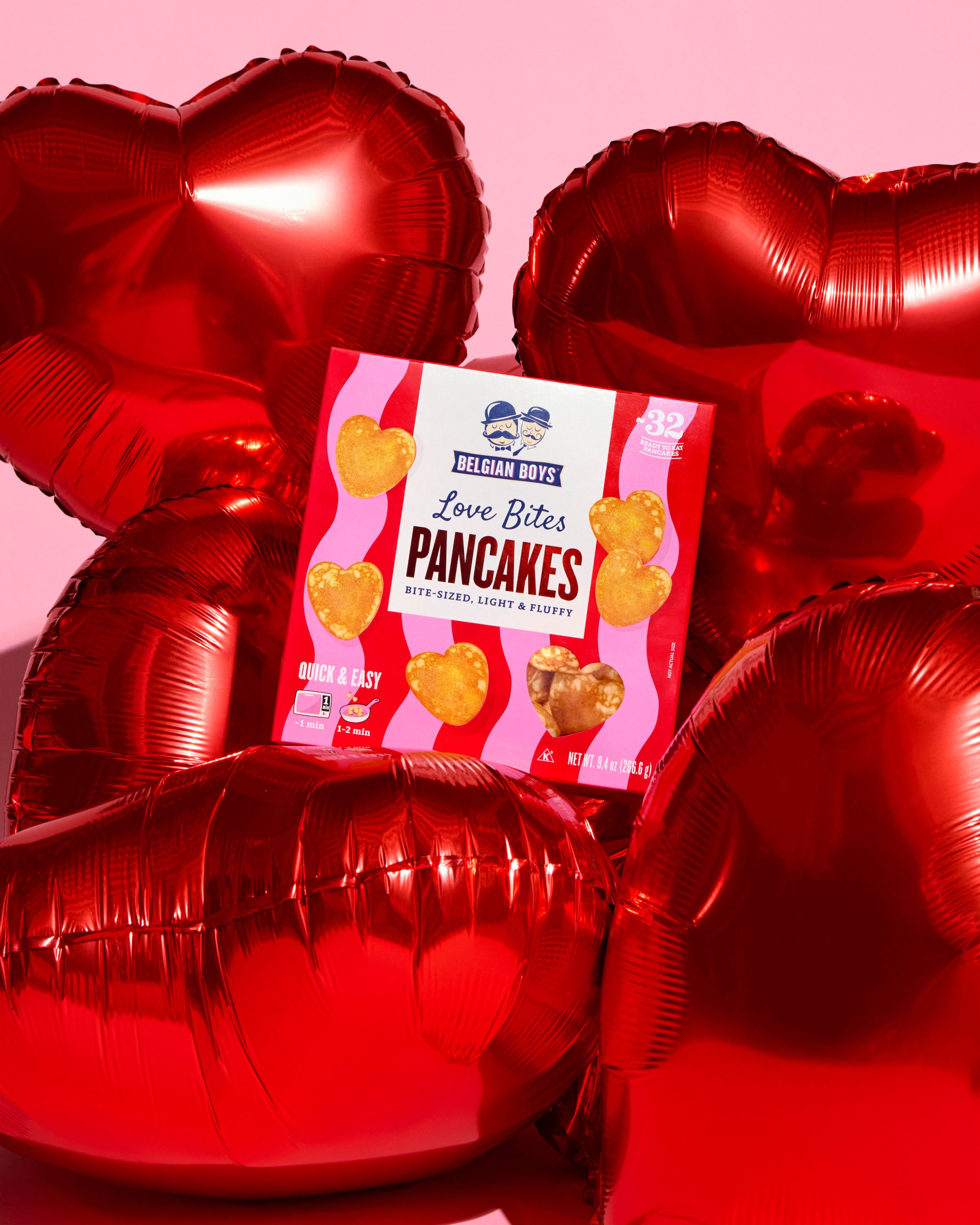 Belgian Boys Belgian Boys Love Bites Heart-Shaped Mini Pancakes — product image