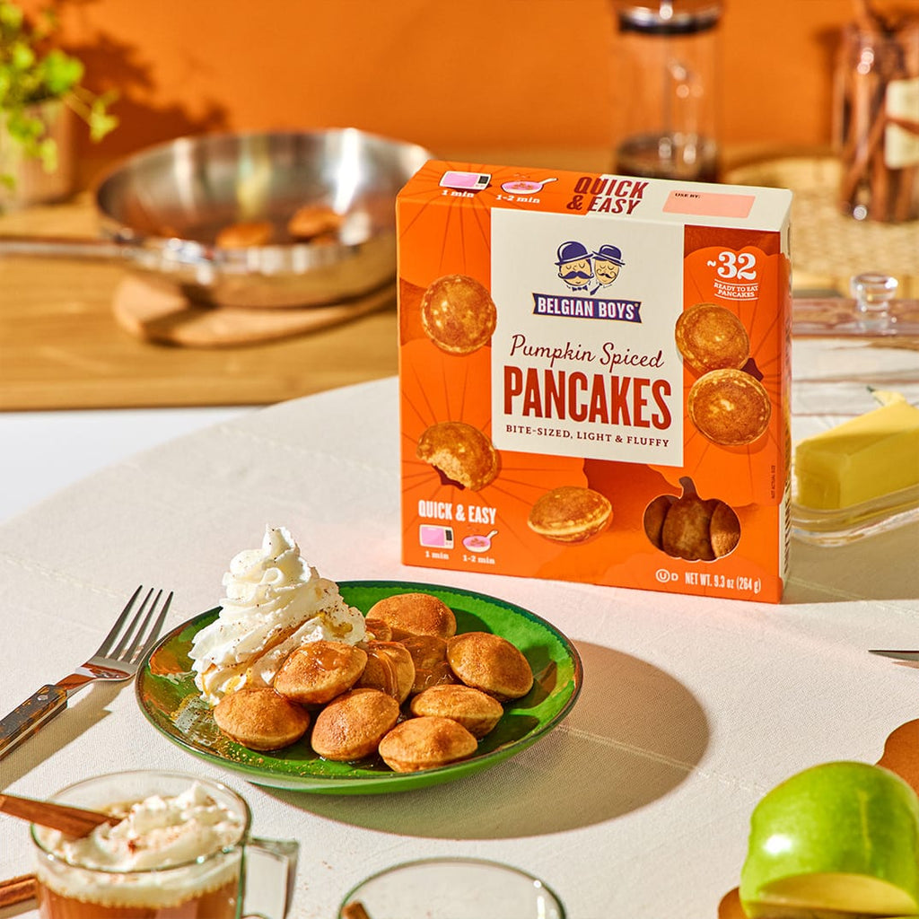 Bite-Sized Pumpkin Spiced Pancakes